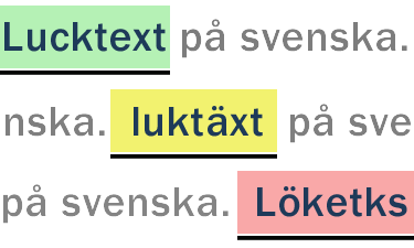 Fred's Lucktexter på svenska