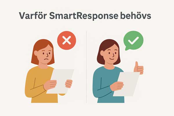Varför SmartResponse behövs